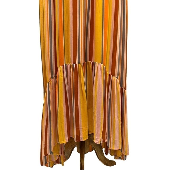 All Saints Paola Stripe Midi Shift Dress Women’s 6 - Picture 6 of 13